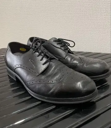 25.5cm 남성용 블랙 신발 비즈니스 슈즈 소가죽 신발 jin hou