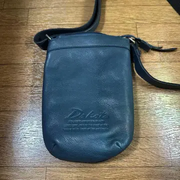 다코타 다크 블루 가죽 숄더백
