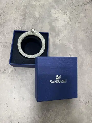 스와로브스키 SWAROVSKI 2연 팔찌 (화이트)