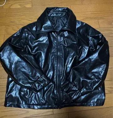 ZARA 블랙 가죽 자켓 S 사이즈