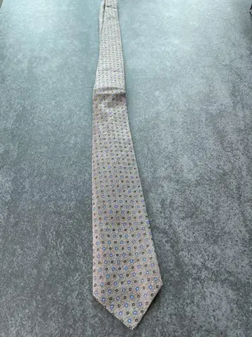 ISAIA 실크 도트 넥타이
