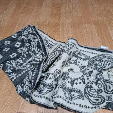 페이즐리 무늬 대형 스톨