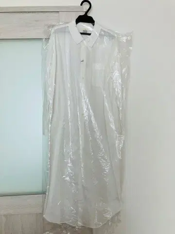 옥스퍼드 베이직 셔츠 원피스 화이트