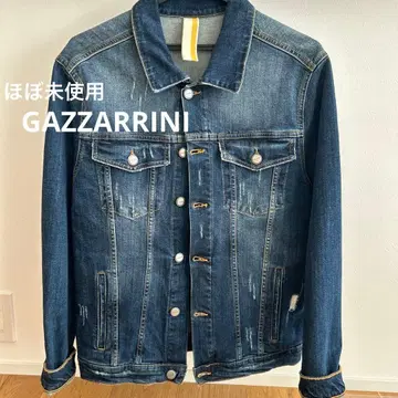 GAZARRINI 다크 블루 데님 자켓