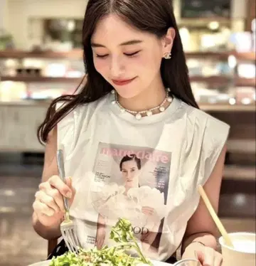 [ 미사용 ] CELFORD marie claire 티셔츠