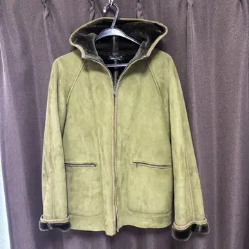 컨디션 최상 Sonia Rykiel 후드 부착 무스탕 코트 38