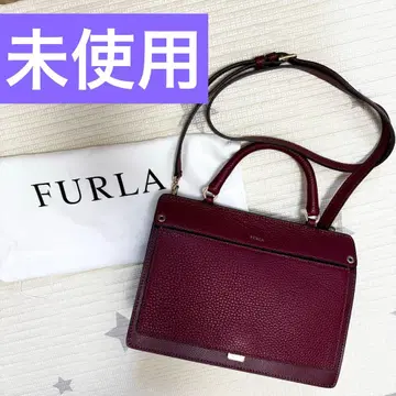 FURLA 버건디 숄더백