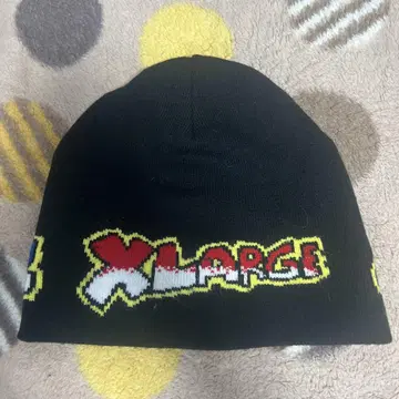 XLARGE 블랙 니트 모자 원사이즈