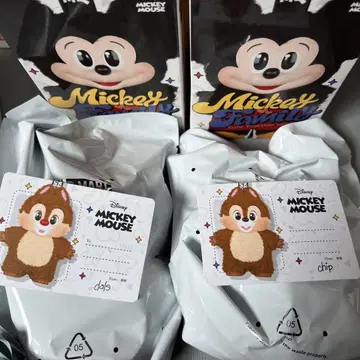 미키 패밀리 팝마트 칩 데일 세트 칩데