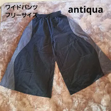 안티카 발수 가공 멋스러운 와이드 팬츠 F 사이즈