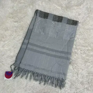 택 포함 새상품 Khaadi 파키스탄 숄 스톨 그레이