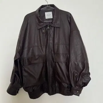 FREAK'S STORE 다크 브라운 가죽 자켓