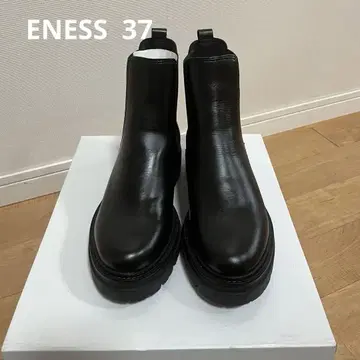 새상품 ENESS 에네스 사이드 고어 부츠 블랙 37 사이즈