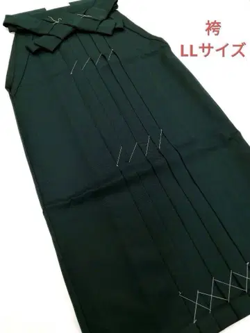 새상품 졸업 하카마 대학생 선생님 LL 사이즈 에메랄드 그린 색상