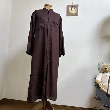 유나이티드 애로우즈 린넨 셔츠 원피스