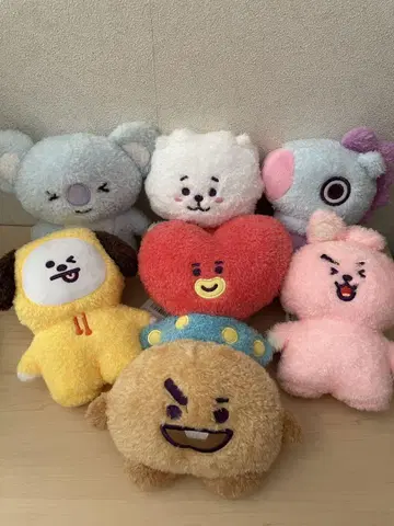 BT21 탓톤S 봉제 인형 7체 세트 택 포함