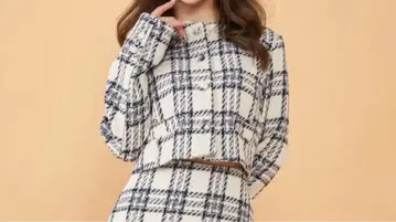 다리치 Darich 트위드 자켓 아이보리