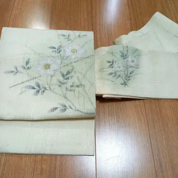 베이지색 그라데이션 나고야 오비