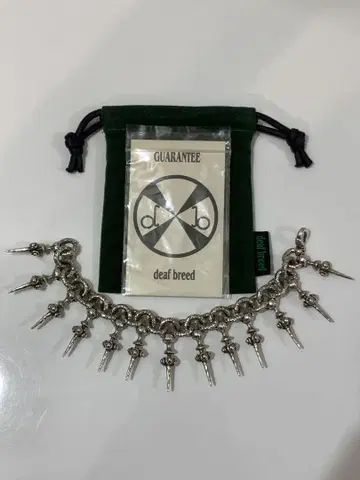 GACKT 씨 애용 deaf breed B-3 팔찌 초기형 정품