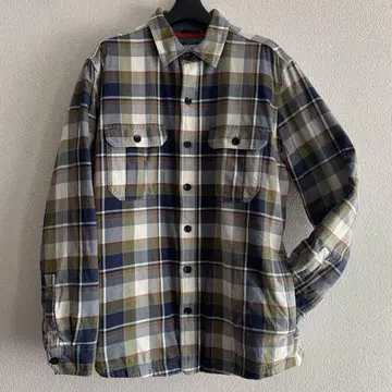 llbean 플리마켓 충전솜 체크 셔츠