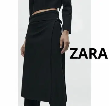 새상품급 ZARA 랩스커트 오버 팬츠