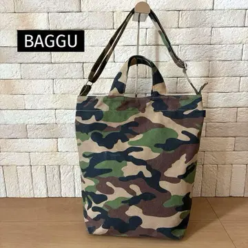 BAGGU 'DUCK BAG' 2way 토트 일본 한정판 카모 패턴