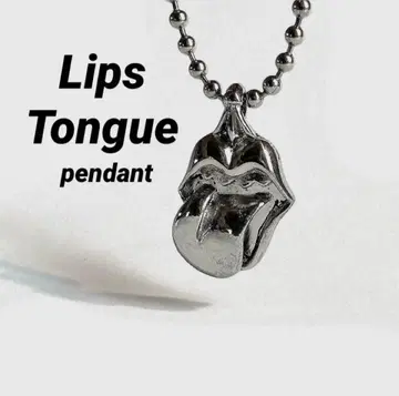 Lips Tongue (입술)와 (혀) 모티브 SILVER 펜던트