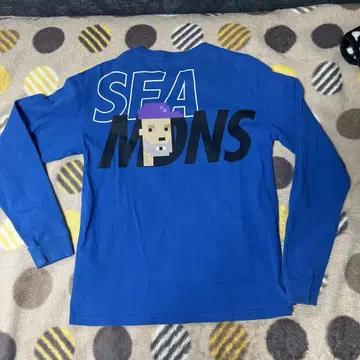 SEA MONS 긴팔 T셔츠 M 사이즈 파랑