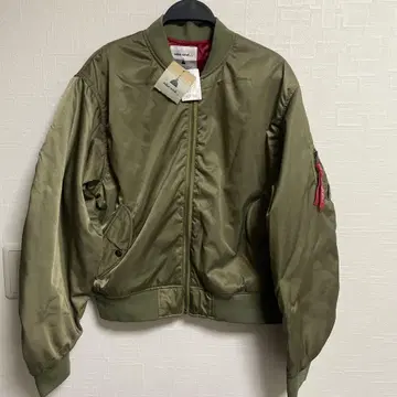 새상품 니코앤드 MA-1 패딩 자켓 블루종 점퍼 L