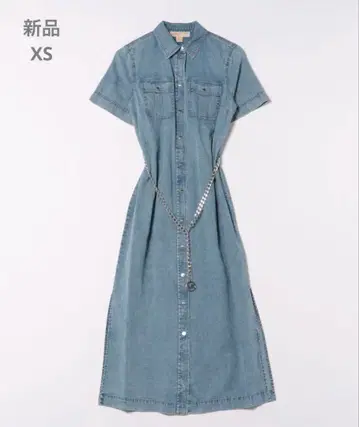 MICHAEL KORS 셔츠 미디 드레스 XS