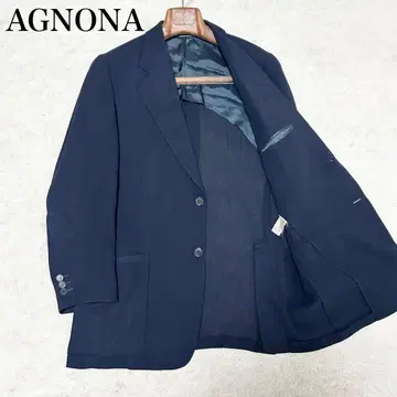 최고급 아뇨나 Agnona 언라이닝 자켓 테일러드 자켓 얇은 소재