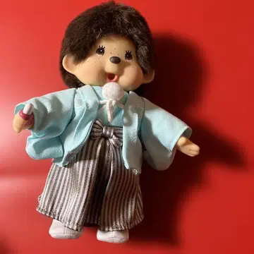 몬치치 파란 기모노 약 20cm