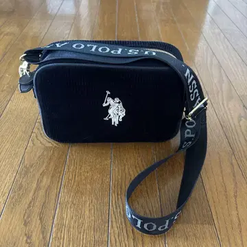 U.S.POLO ASSN. 코듀로이 숄더백