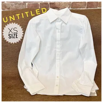 UNTITLED 화이트 긴팔 셔츠 XS 사이즈