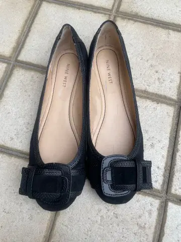 NINE WEST 블랙 플랫슈즈