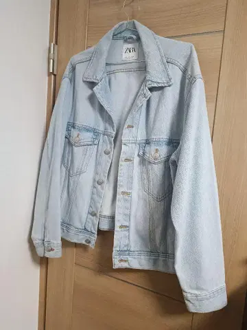 zara 라이트 블루 데님 자켓