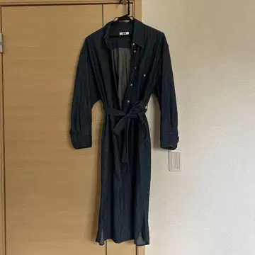 UNIQLO 다크 블루 셔츠 원피스