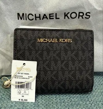 MICHAEL KORS 접이식 지갑 블랙