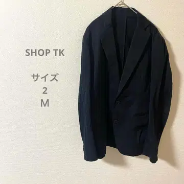 SHOPTK 네이비 테일러드 자켓 2버튼