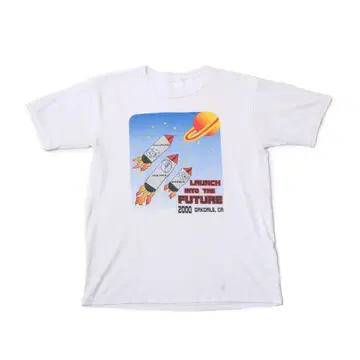 00s vintage 셔츠 y2k future 애니멀 프린트