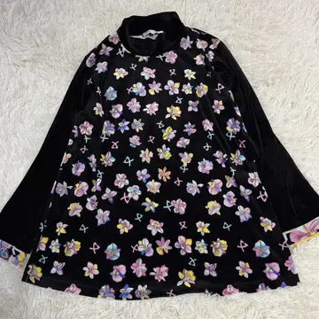 LEONARD 레오나르 벨로아 튜닉 빅 사이즈 44