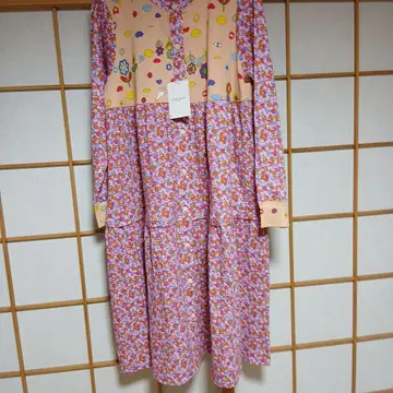 tsumori chisato 꽃무늬 긴팔 원피스 새상품 홈웨어