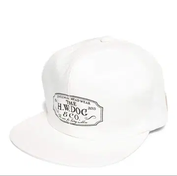 H.W. DOG & CO. 화이트 워크캡