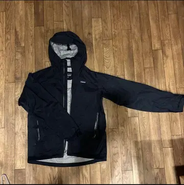 Patagonia 후드 부착 마운틴 후드티 블랙