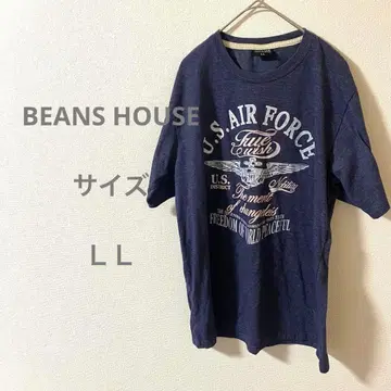 BEANS HOUSE U.S. AIR FORCE 반팔 티셔츠 네이비