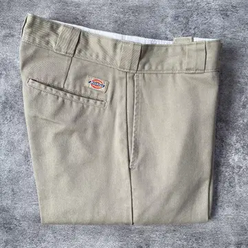 Dickies 874 오리지널 워크 팬츠 32 카키, 베이지