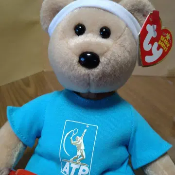 ty 봉제 인형 곰 비니베이비즈 곰 곰 테니스