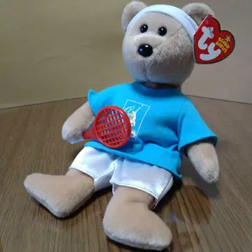 ty 봉제 인형 곰 비니베이비즈 곰 곰 테니스