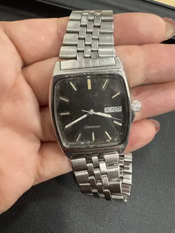 SEIKO Chronos 스테인리스 스틸 시계