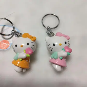 헬로키티 엔젤 키링 2개 세트